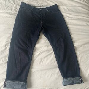 Momotaro Standard #100 Classic fit Tokuno blue 14.7oz Selvedge Denim Size 38